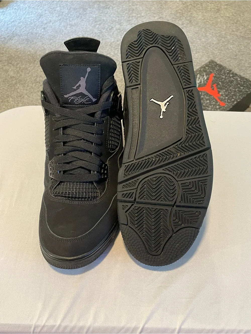 Air Jordan 4 Retro Black Cat 2020 Size 11.5, CU1110 010 Authentic 🔥🔥